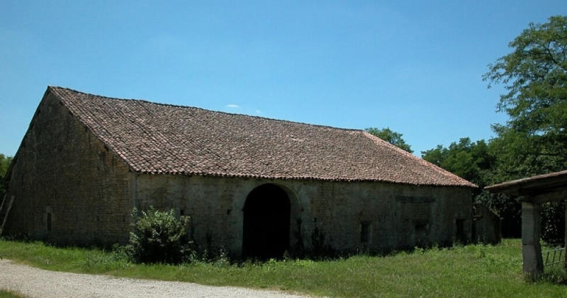 La grange, élévation nord.