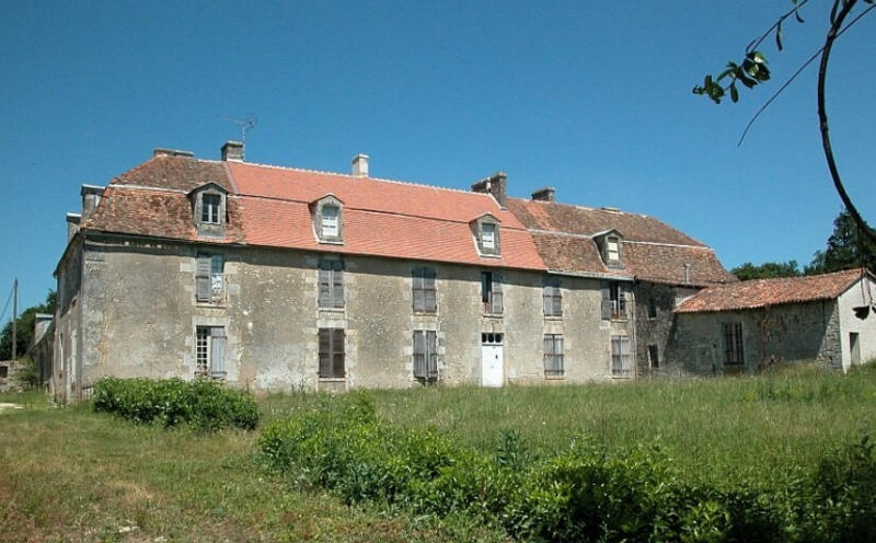 Le logis, élévation postérieure et petit bâtiment.