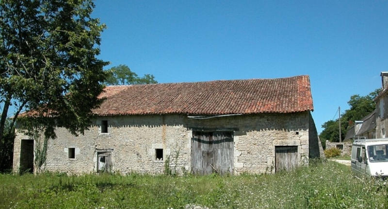 La grange, élévation sud.