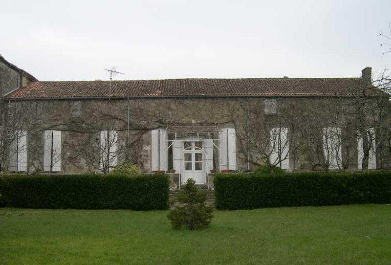 Logis, élévation postérieure sud