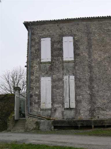 Logis, élévation latérale ouest