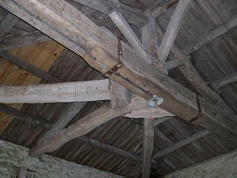 Grange à l'est de la cour principale, charpente