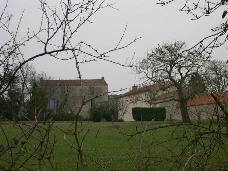 Vue d'ensemble depuis le chemin rural au nord de la propriété