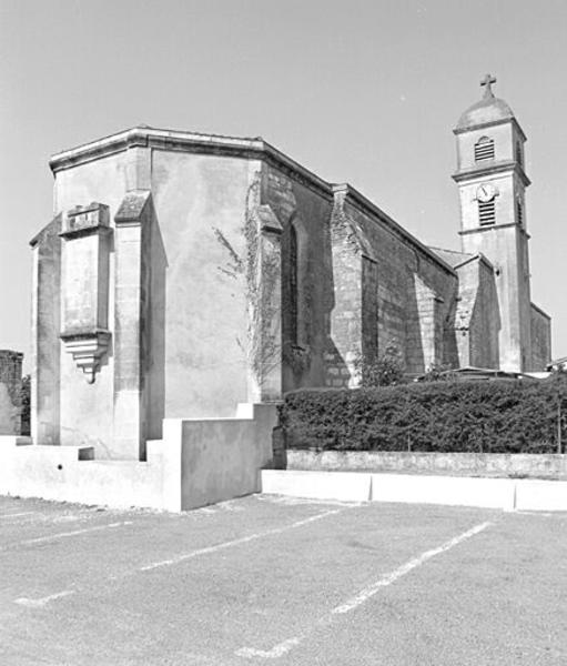 Elévation nord et chevet