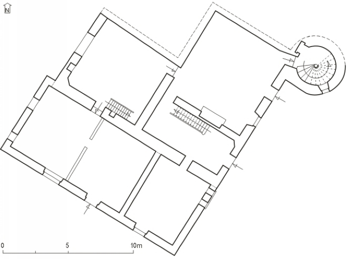 Plan du rez-de-chaussée.