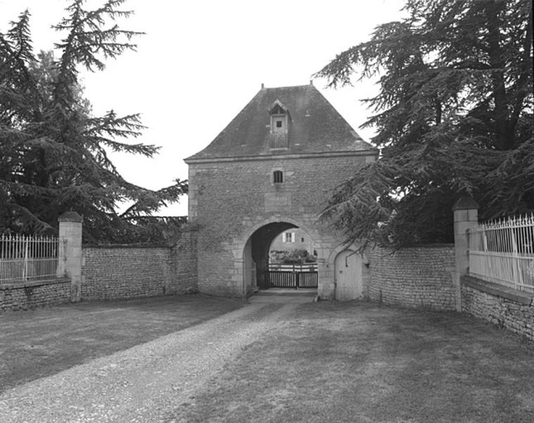 Pavillon d'entrée, élévation nord