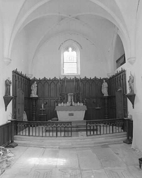 Chapelle, vue du choeur