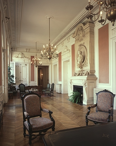 Grande galerie de réception, rez-de-chaussée.