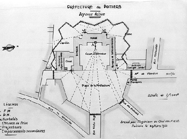 Plan de défense active, 1944.