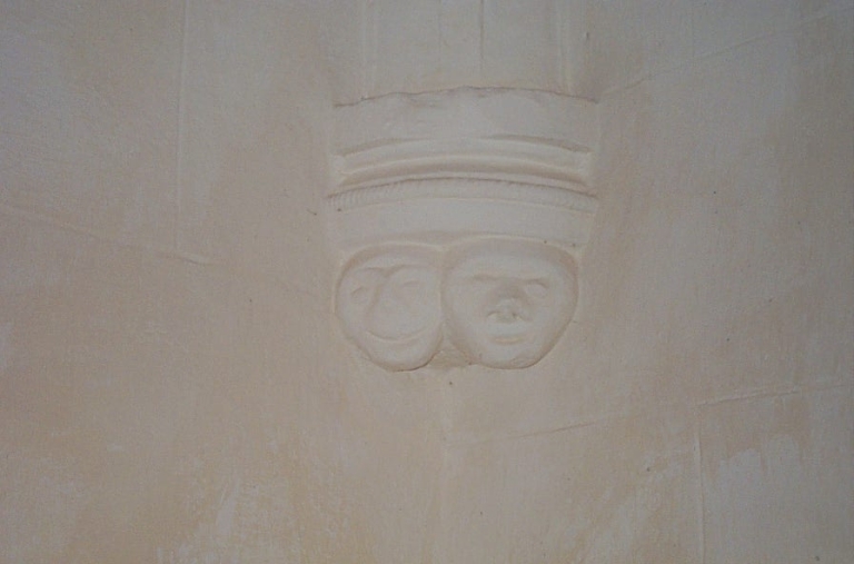 Chapelle latérale nord, culot.