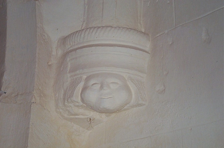 Chapelle latérale nord, culot.