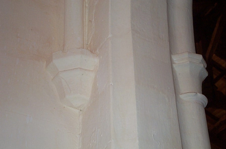 Chapelle latérale sud, culot.