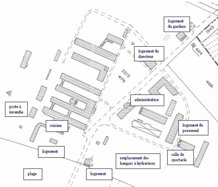 Plan d'ensemble, état actuel