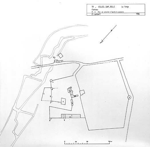 Plan-masse, croquis.