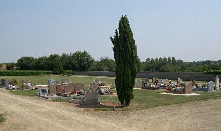 Le cimetière nouveau.