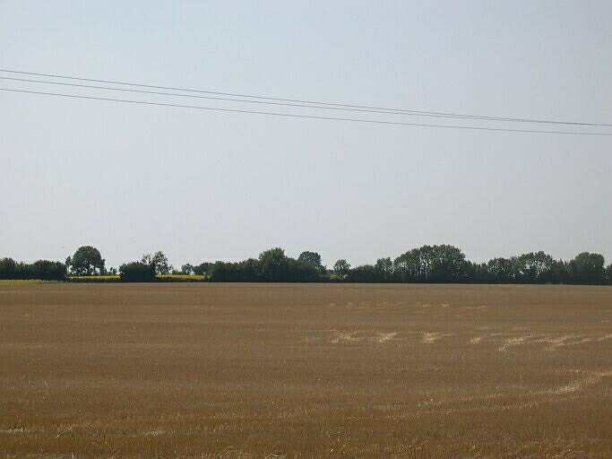 Vue prise depuis le silo, vers Celles-sur-Belle.