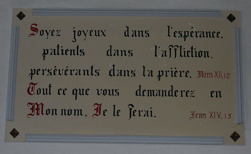 Vue d'un verset biblique.
