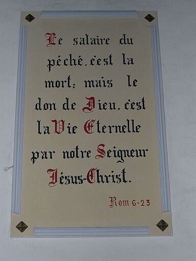 Vue d'un verset biblique.