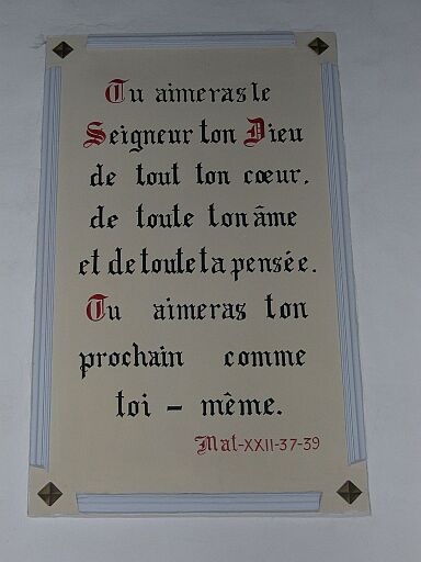 Vue d'un verset biblique.
