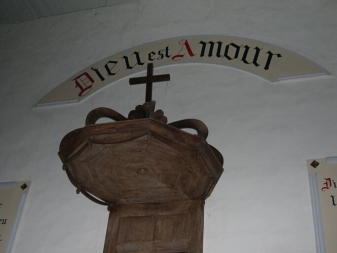 Détail de l'abat-voix.