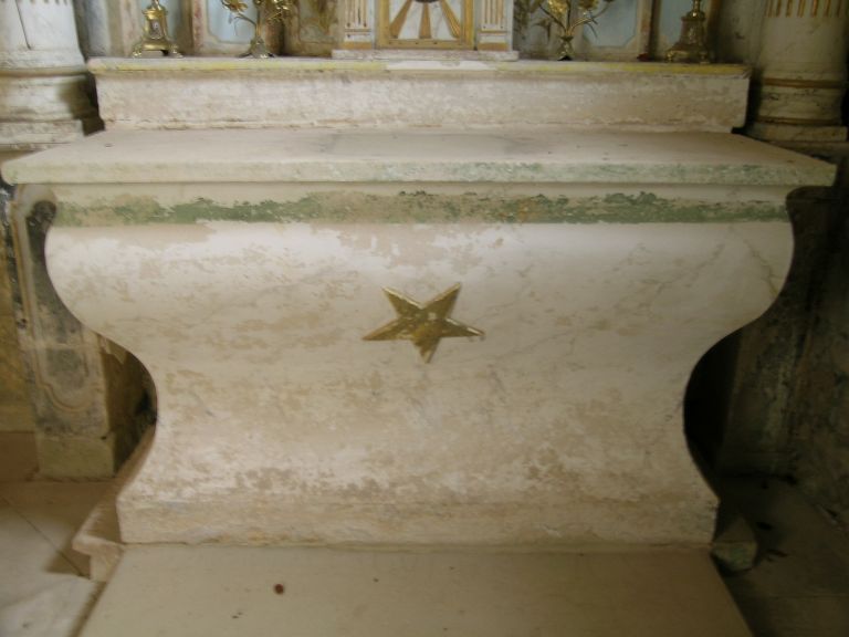 Détail de l'autel,.