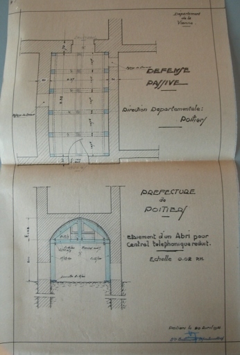 Projet de défense passive, vers 1944.