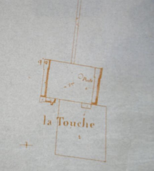 Extrait du plan cadastral de 1832
