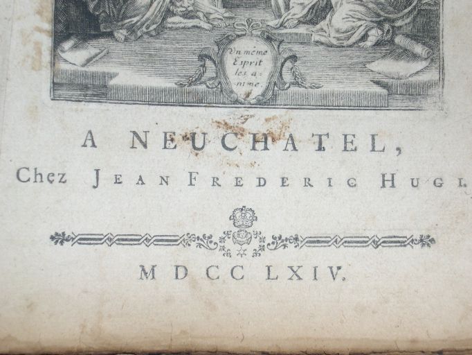 Détail de la signature de l'éditeur : Hugl.