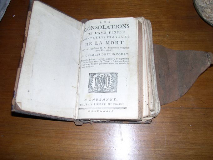 Livre : les Consolations de l'âme fidèle contre les frayeurs de la mort