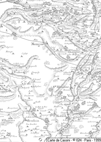 Carte de Cassini.