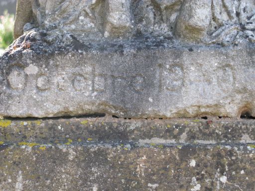 Détail de la date : octobre 1940.