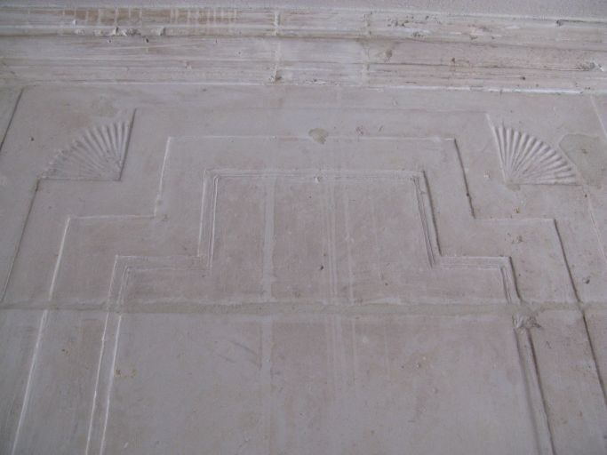 Cheminée du 18e siècle : détail.