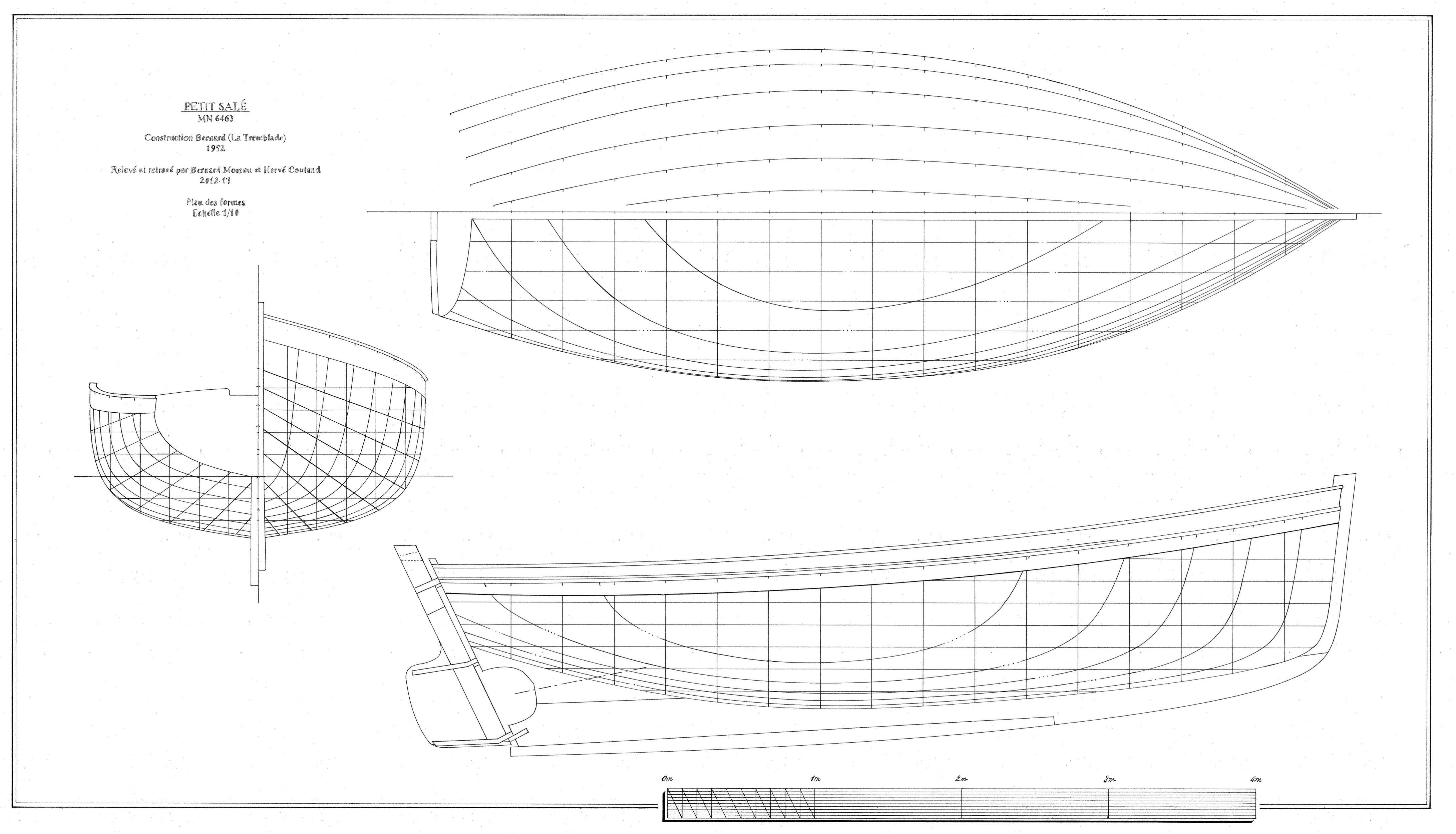 Petit Salé. Plan des formes, par Bernard Moreau et Hervé Coutand, 2012-2013.