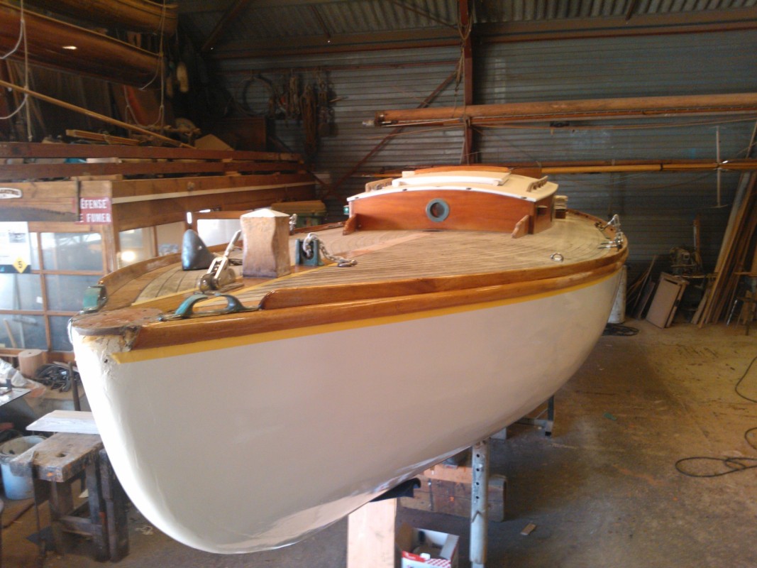Chantalaube en restauration dans le chantier Despierres, en 2016.