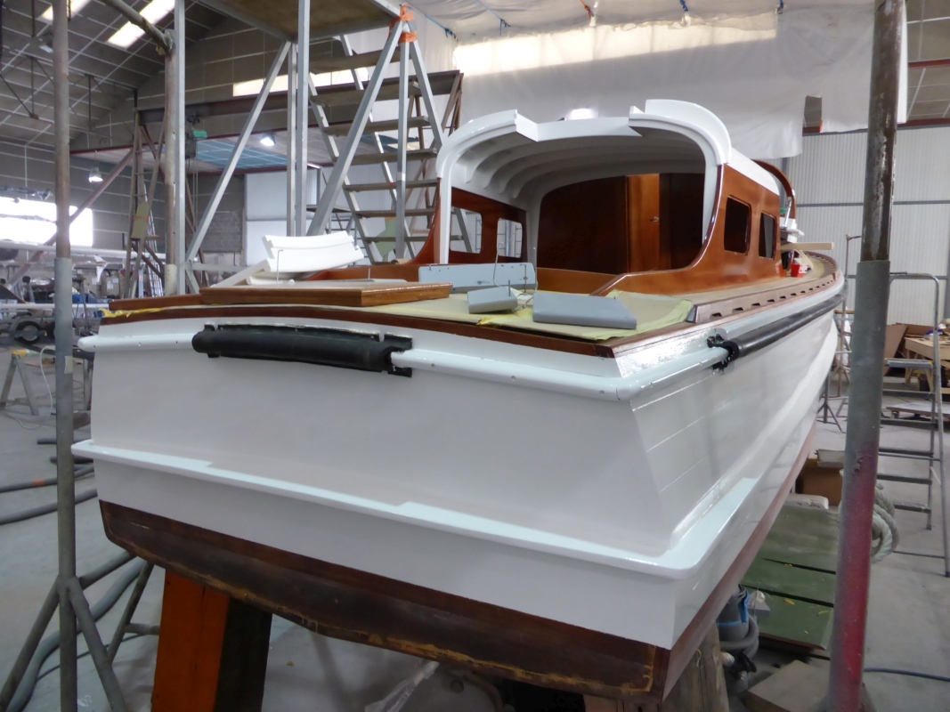 La vedette Duperré en cours de restauration, en 2015.