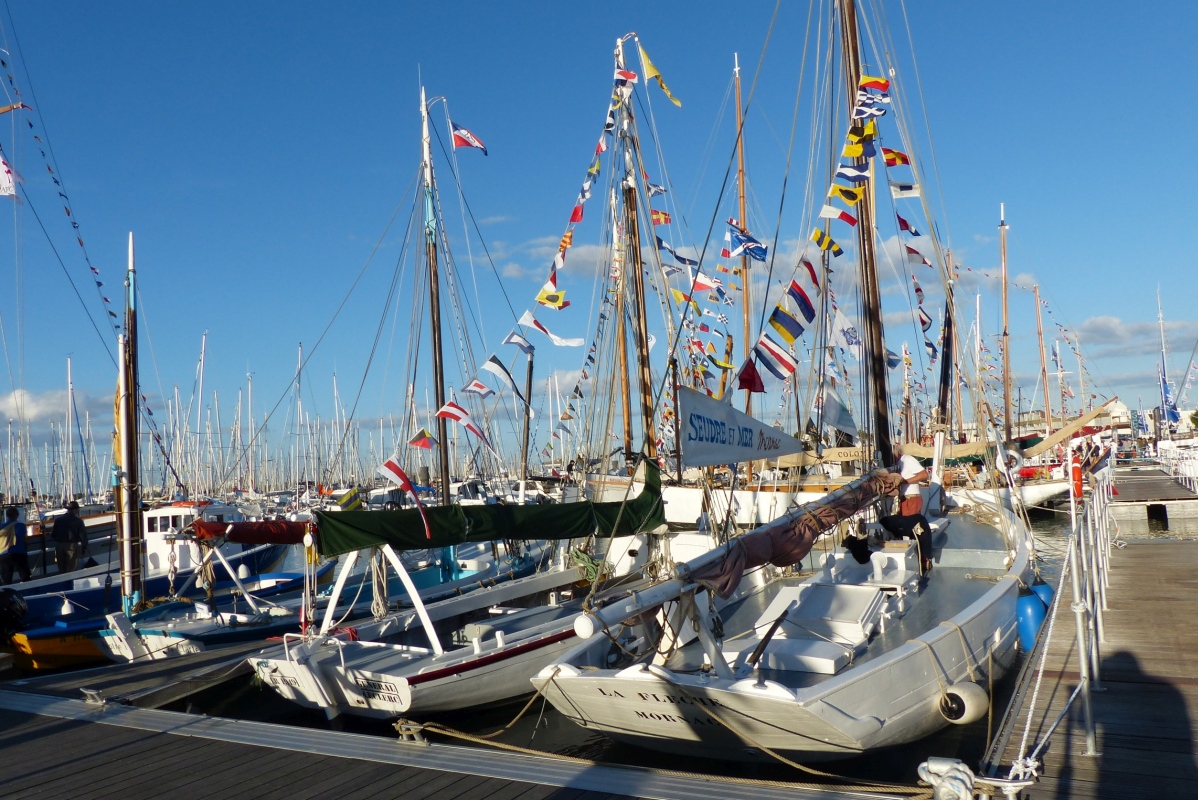 La Flèche lors du salon nautique du Grand Pavois de La Rochelle 2016.