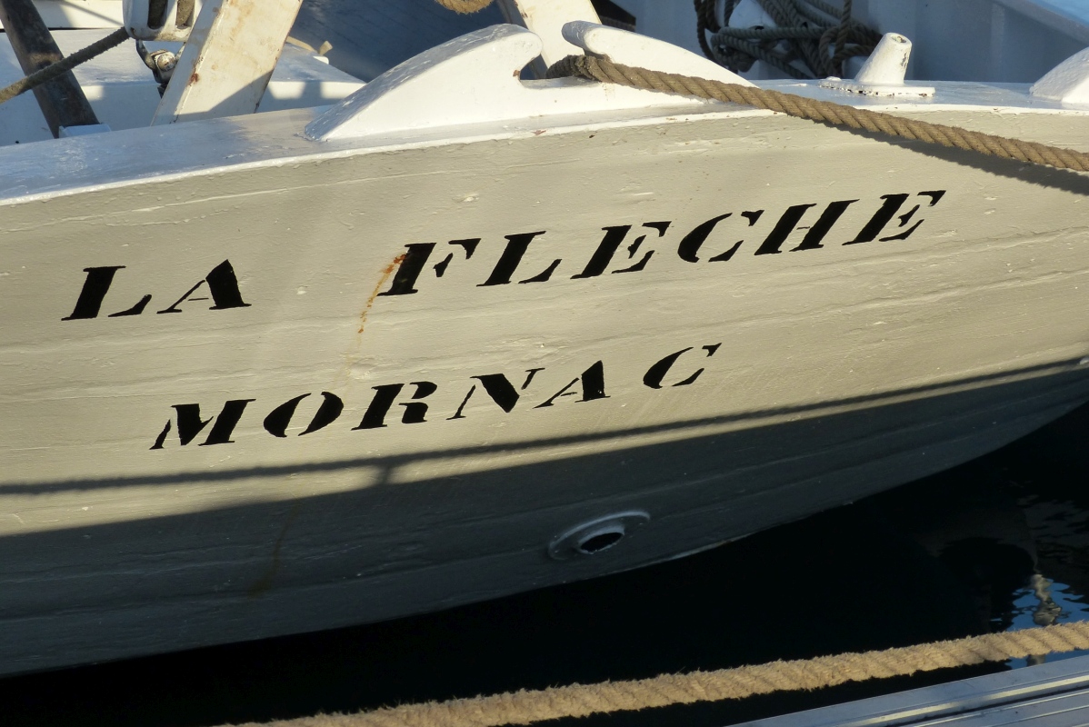 La Flèche lors du salon nautique du Grand Pavois de La Rochelle 2016.