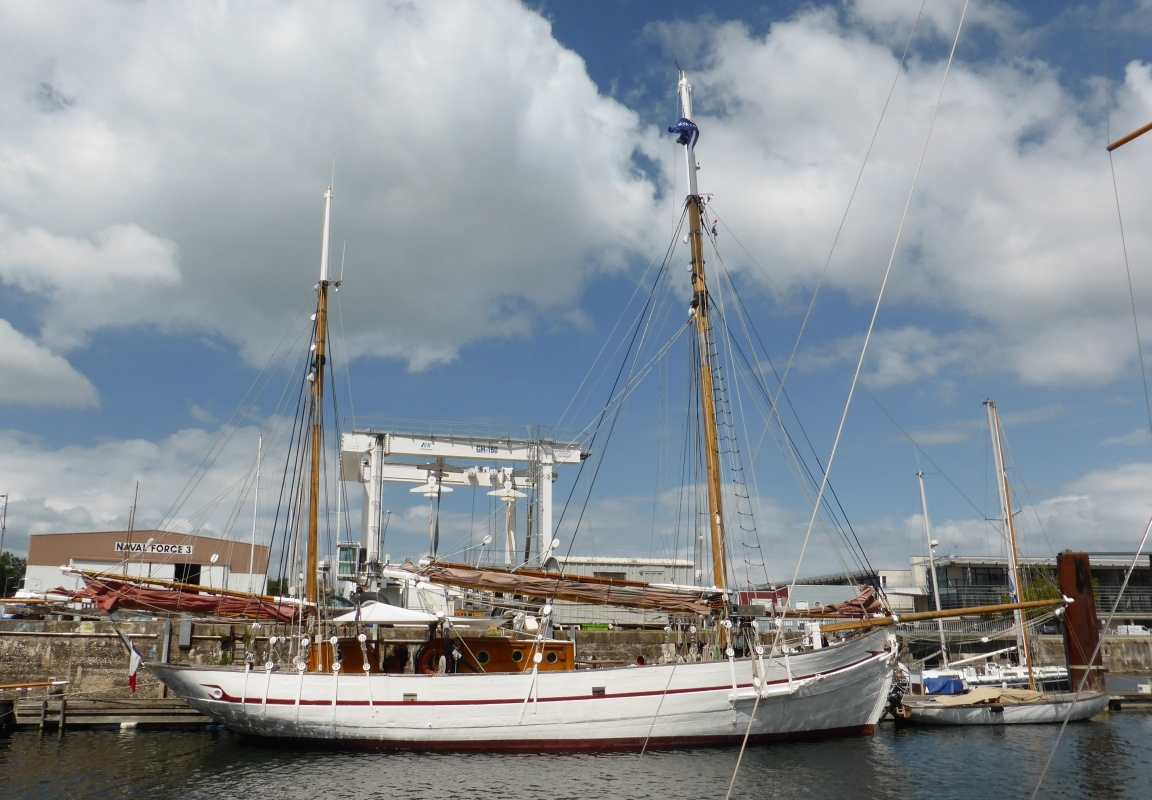 Notre-Dame-des-Flots au Musée Maritime de La Rochelle, bassin des chalutiers, en 2014. 
