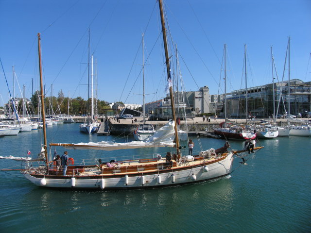 Sainte Anne III au Musée Maritime de La Rochelle, bassin des chalutiers, 2010.