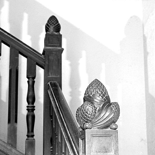 Hall, détail de l'escalier.