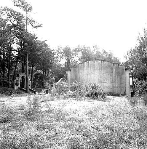 Fronton de pelote basque.