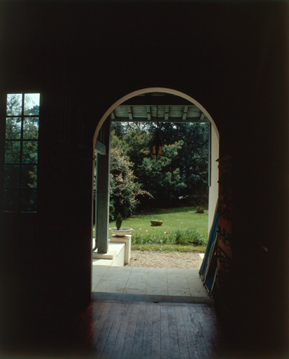 Vue vers le sud-est depuis l'intérieur.
