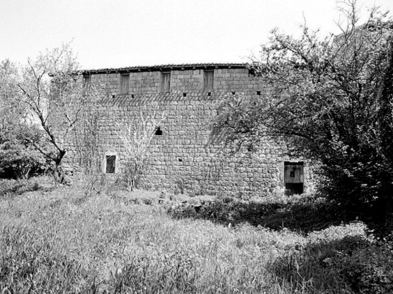Corps de bâtiment nord, élévation ouest.