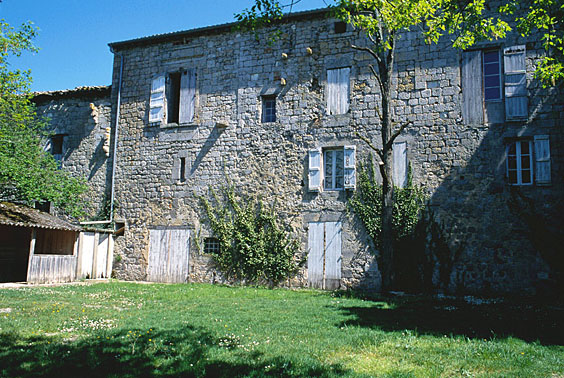 Logis, élévation ouest.