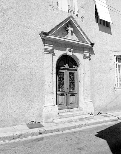 Elévation sur la rue Saint-Claire, 1e porte depuis l'est.