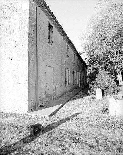 Corps de logis, aile sud-est, élévation sud.