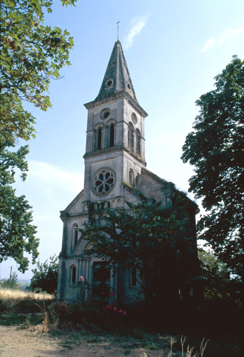 Chapelle, vue d'ensemble depuis le nord-ouest.