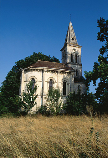 Chapelle, vue d'ensemble depuis le sud-est.