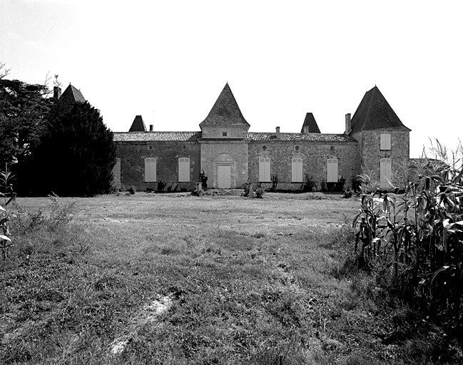 Aile nord, élévation nord.