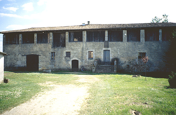 Atelier de fabrication, élévation antérieure.